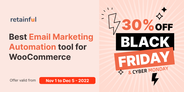 retainful black friday cyber monday ad